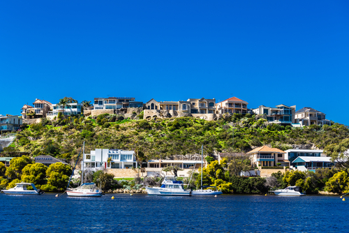 Mediterranean coastal town